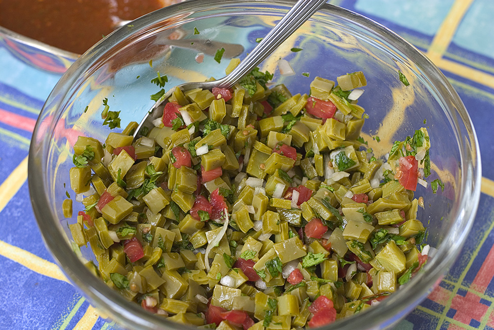 Nopales (Cactus Leaf) Salsa