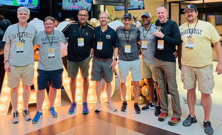 Dr. Manesh Patel with colleagues at Vanderbilt University