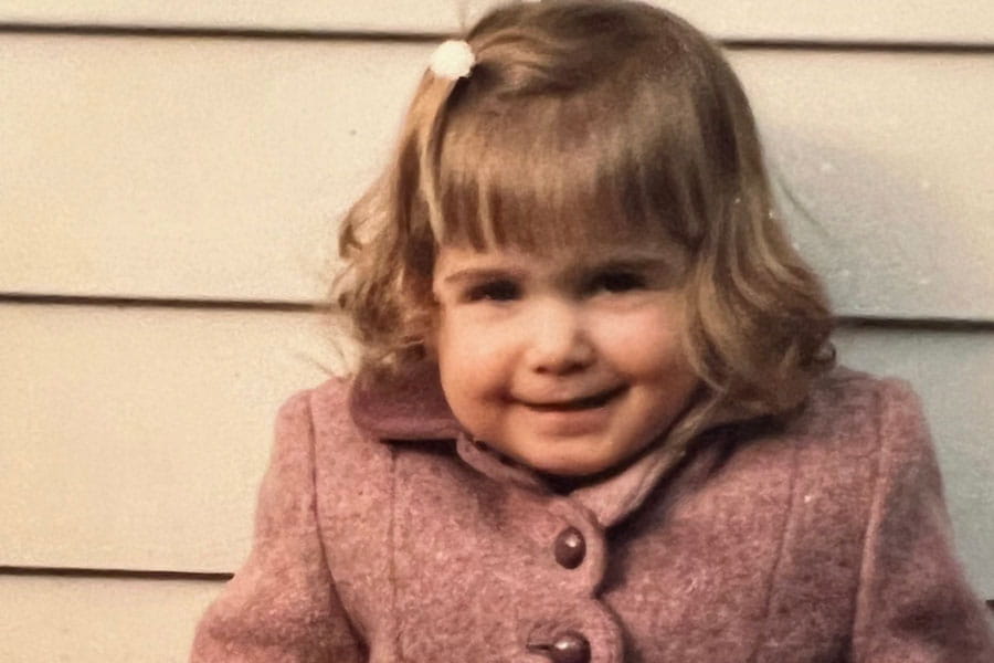 Cristina at age 2
