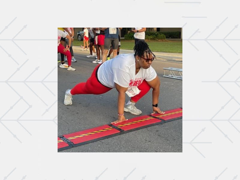 Tanya Chapman Griffin shown at a race in 2023