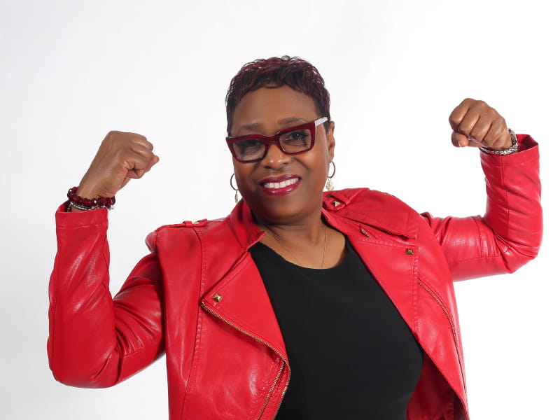 Heart attack survivor Roslyn Harvey. (Photo by Mena Darre Photography)