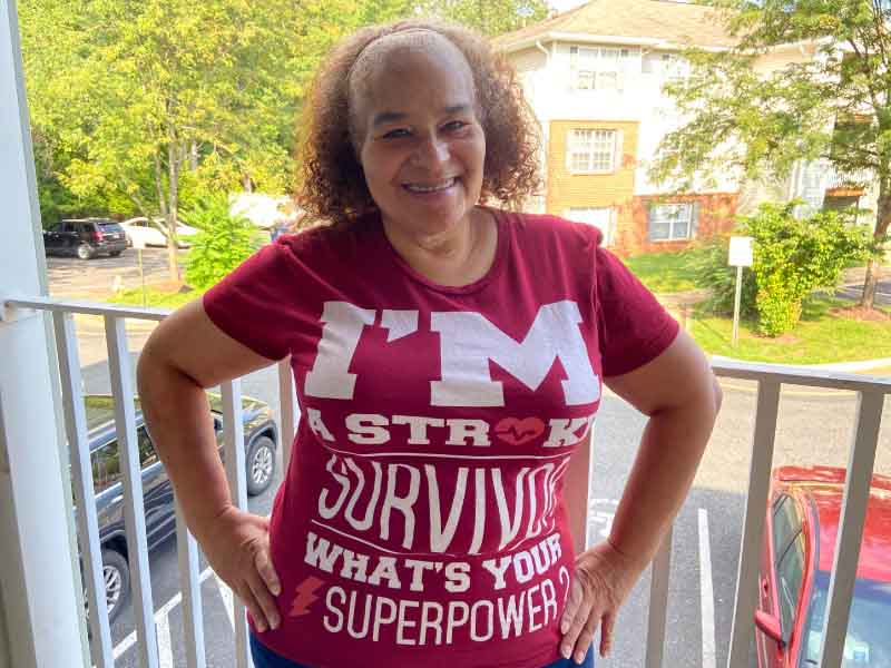 Dance enthusiast and stroke survivor Sandi Thomas. (Photo courtesy of Sandi Thomas)