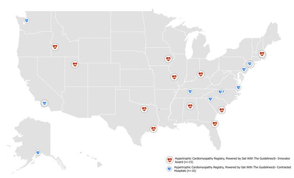 THCM Registry Site Location Map