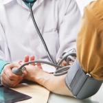 Checking blood pressure