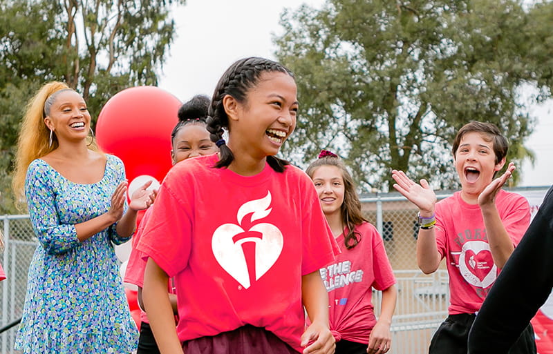 kids having fun in Kids Heart Challenge Fundraiser
