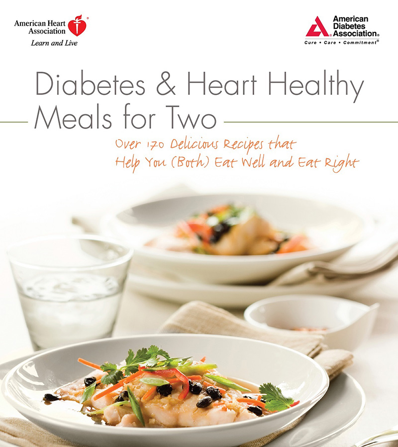 Diabetes & Heart Healthy Meals for Two Cookbook Cover
