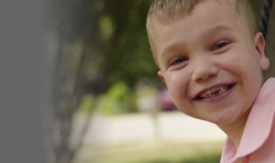 Finn, heart disease survivor closeup